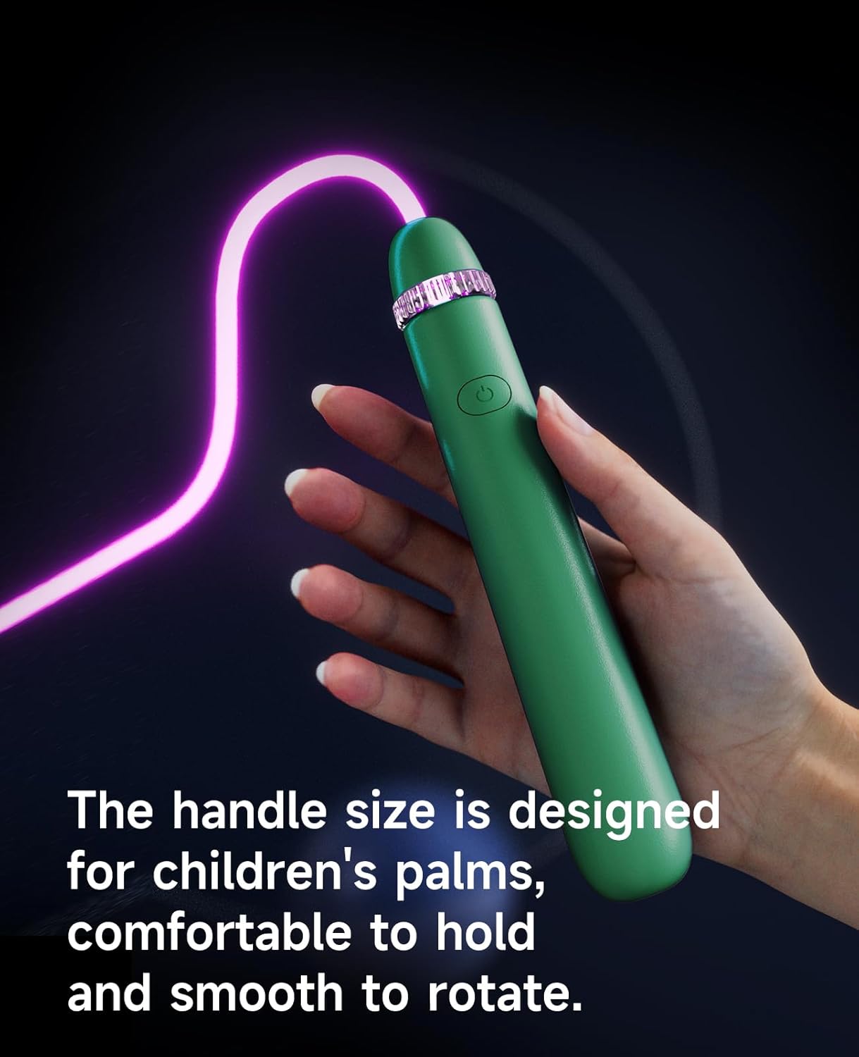 2-Pack LED Jump Rope Dark Green & Sky Blue – Rechargeable Glow Skipping Ropes for Fitness & Cardio