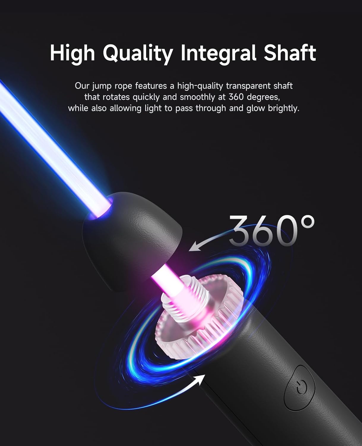 Rechargeable LED Jump Rope for Adults and Kids – Night Fitness Rope