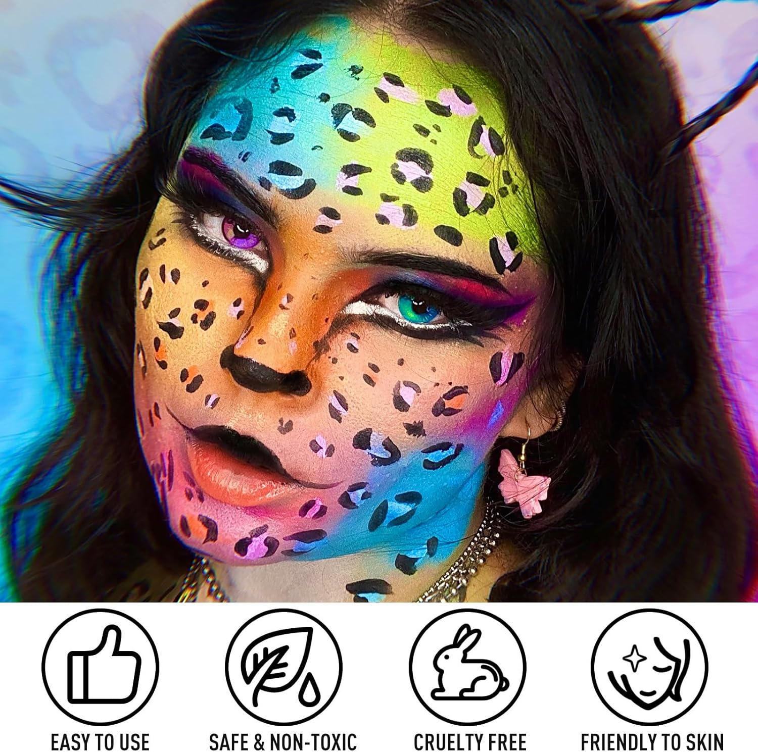 Professional 20-Color Makeup Kit with 10 Cosmetic Pencils – Vibrant, Blendable Palette for Eye, Lip & Creative Looks”